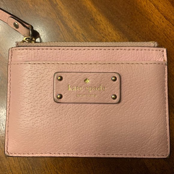 Kate Spade Maroon & Pink Purse and Wallet - Picture 5 of 7